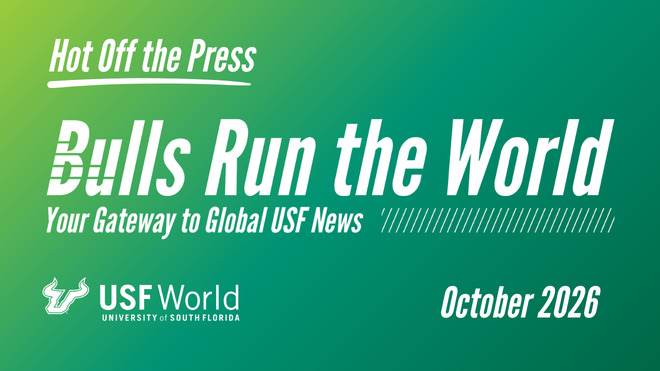 green gradient background with white text that says "bulls run the world October 2026"