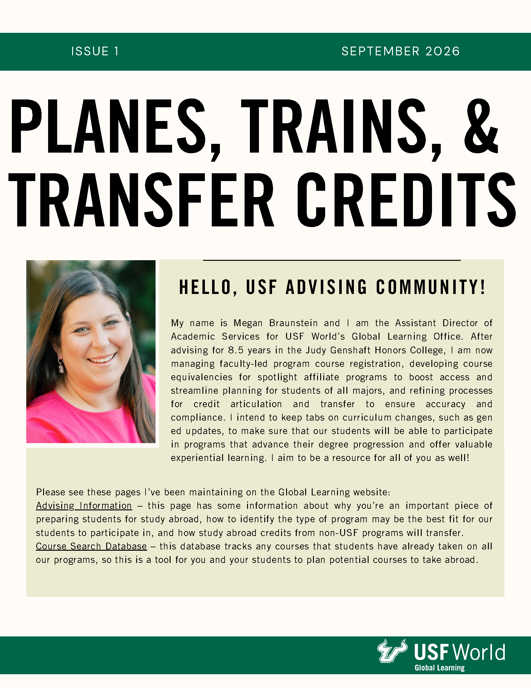 Click to September Advisor Newsletter
