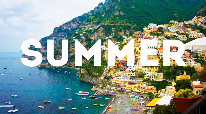 Summer on the Almalfi Coast in Italy