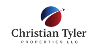 red blue and black christian tyler properties logo