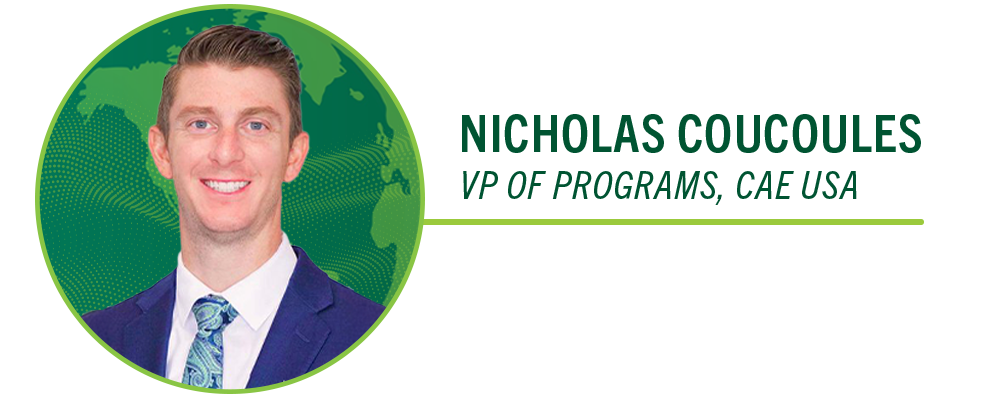 Nicholas Coucoules, Vice President of Programs, CAE America