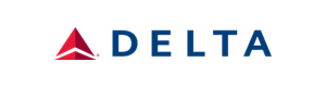 red and blue delta airlines logo