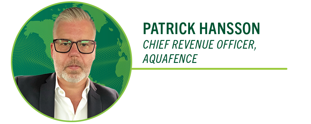 Patrik Hansson Chief Revenue Officer, AquaFence
