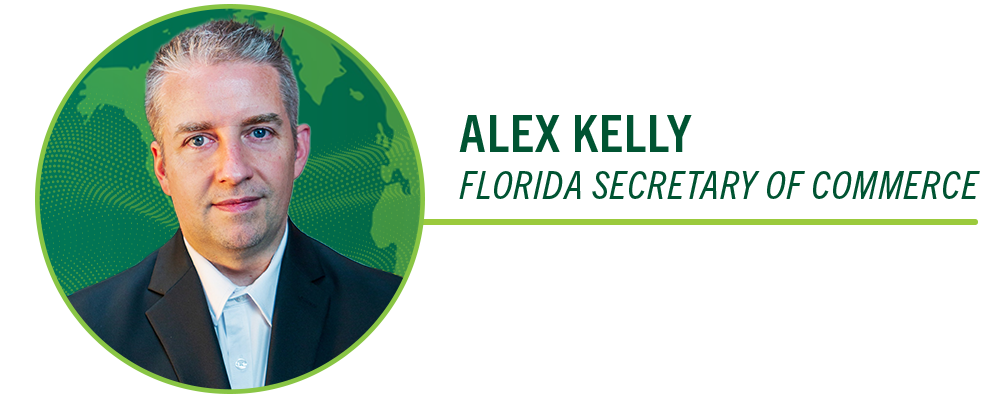 Alex Kelly, Secretary, Florida Department of Commerce