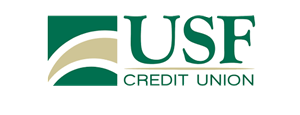 USF credit untion green and gold logo
