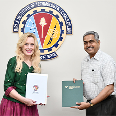 BITS and USF Representatives posing with the official documents