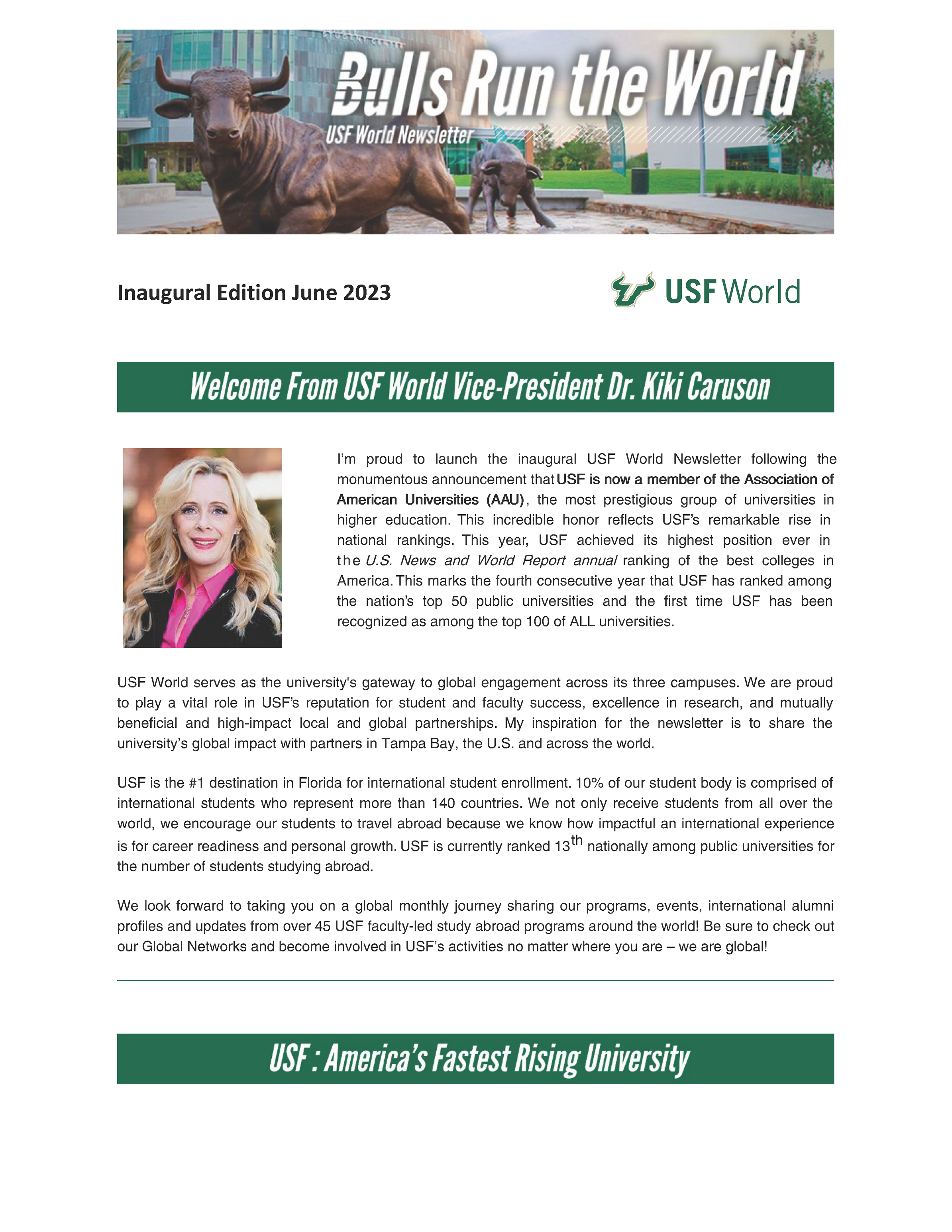 June 2023 Bulls Run the World Newsletter