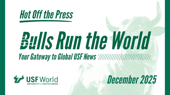 white background with green text that says "bulls run the world December 2025"