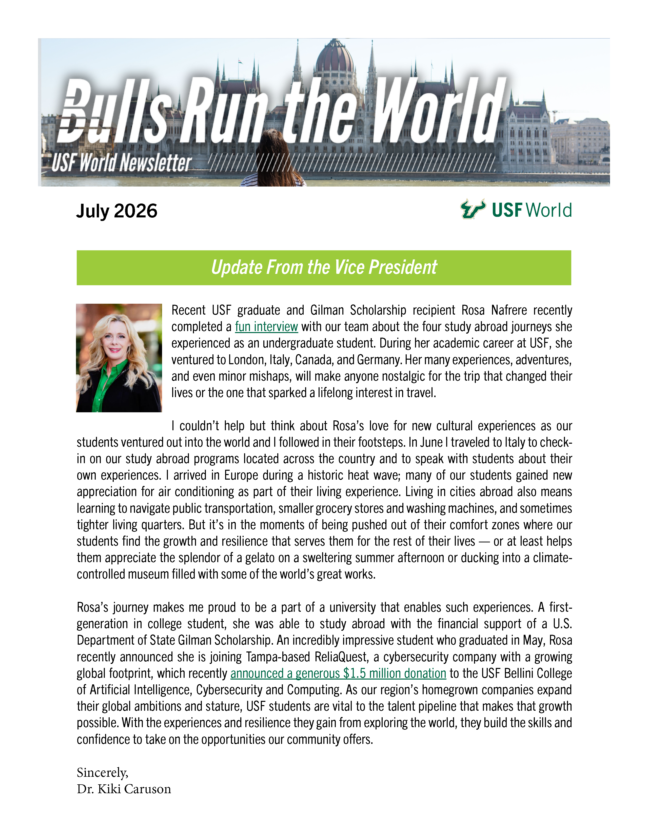 Click to view the July Newsletter