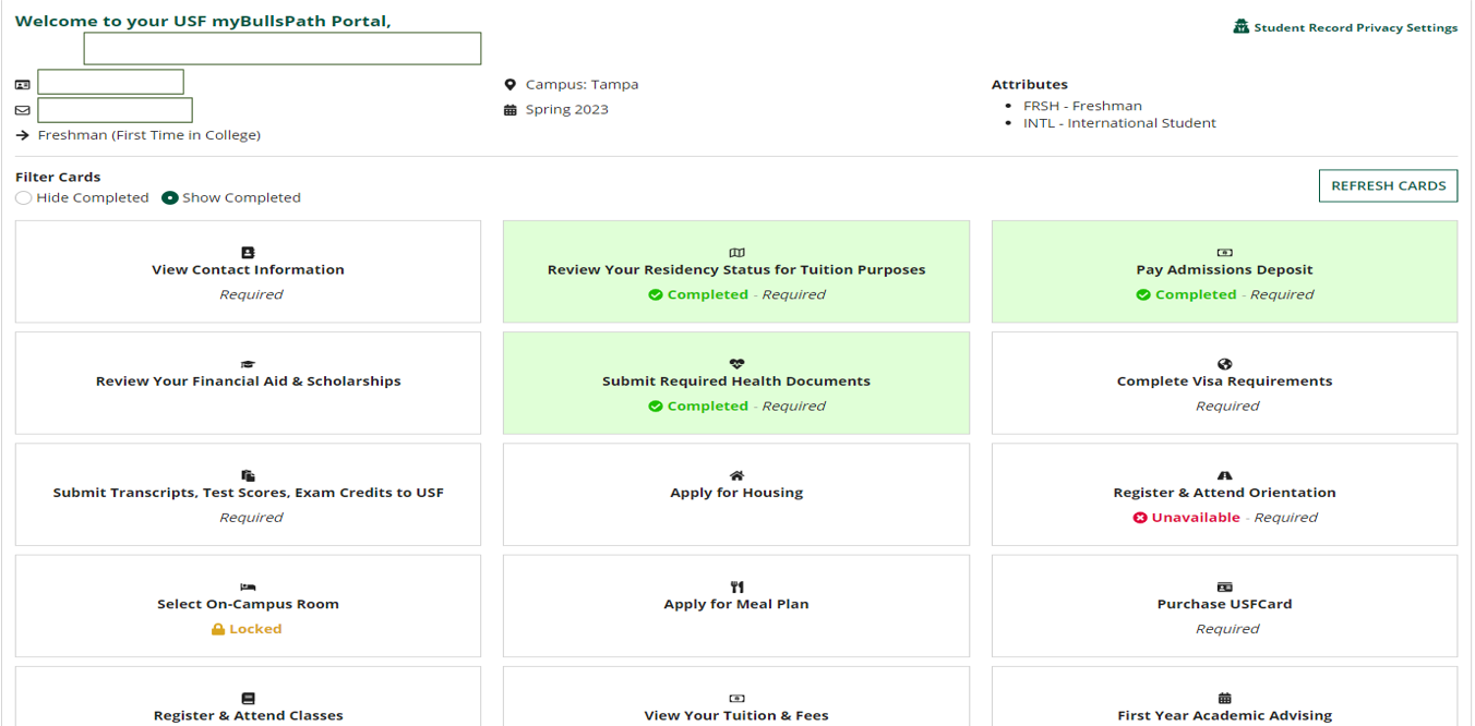 mybullspath student homepage