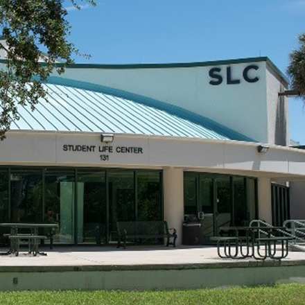 photo of SLC building on the USF St. Petersburg campus