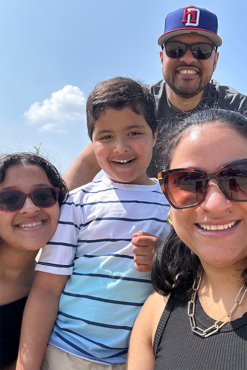 Collazo family selfie