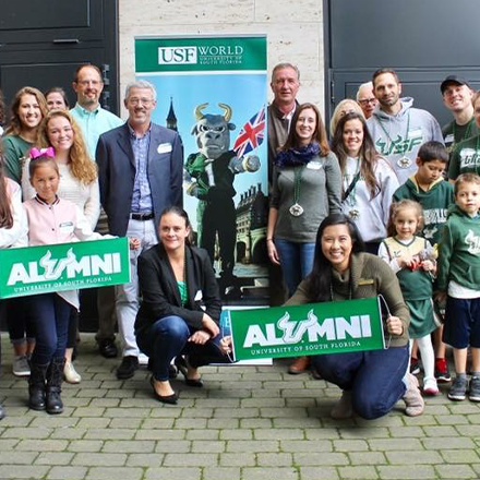 Group of Alumni smiling