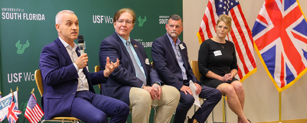 Group of people on a panel