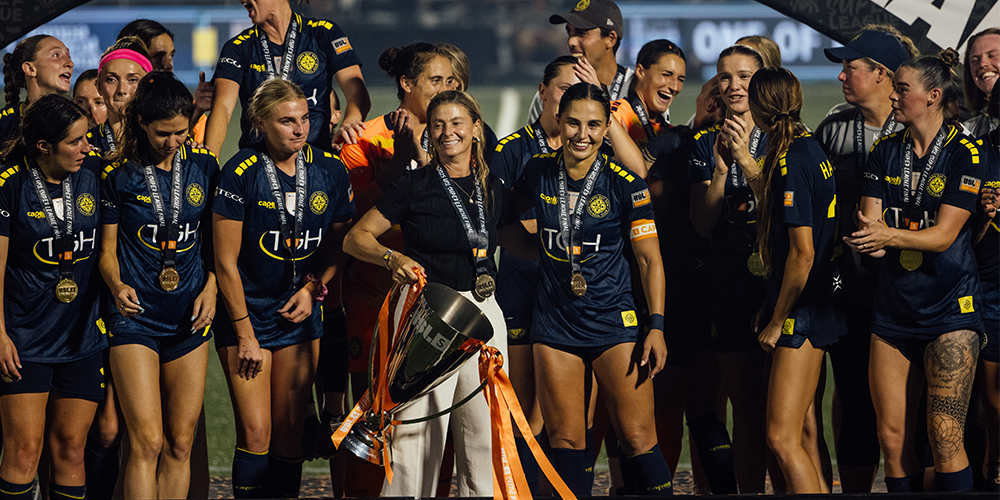 Team of soccer players