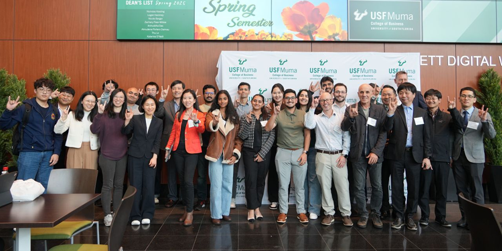 Group of people smiling