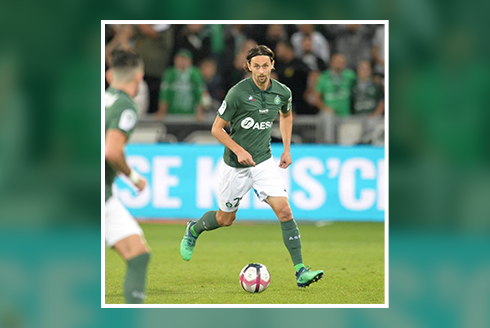 Subotic playing soccer