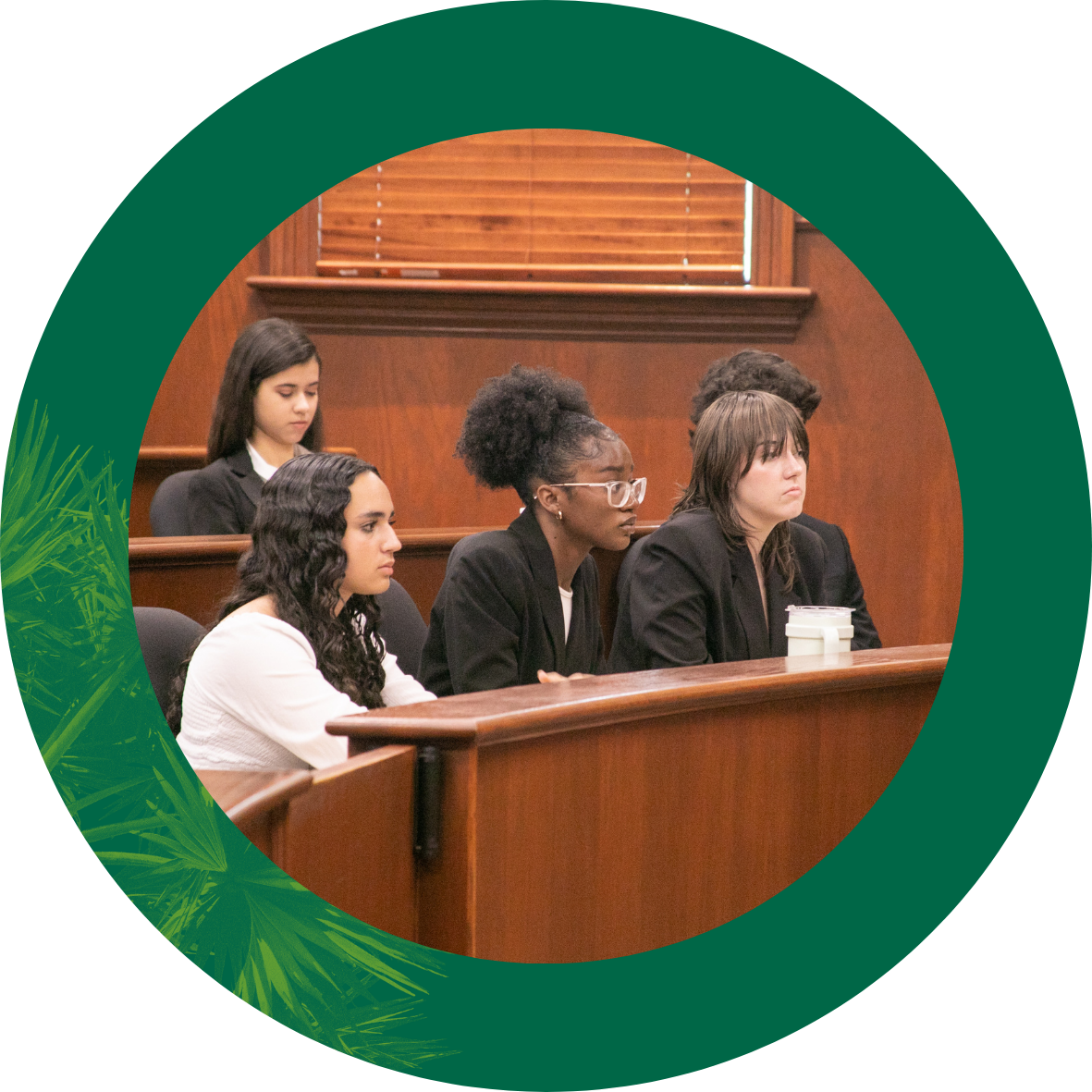 Campers at USF Mock Trial