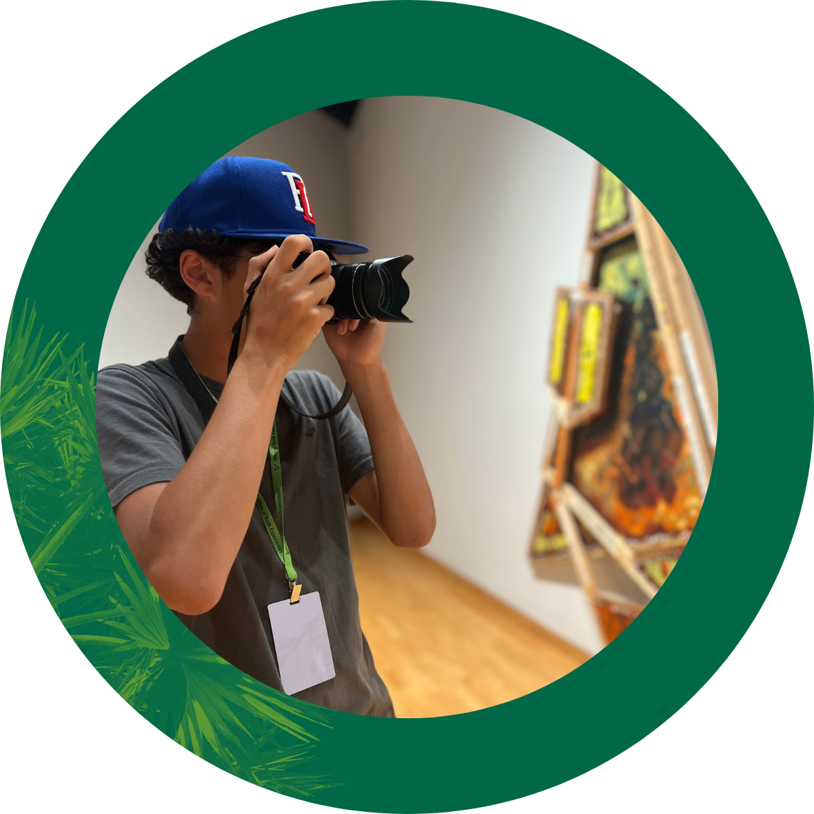 Campers at USF Photography Camp