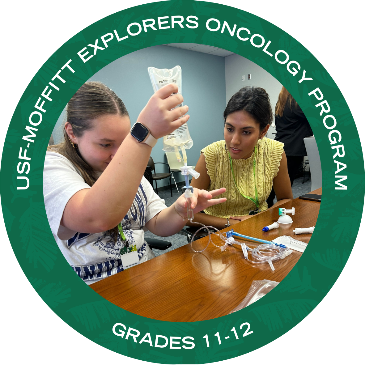 USF-Moffitt Explorers Oncology Program with text stating "USF Moffitt Explorers Oncology Program"