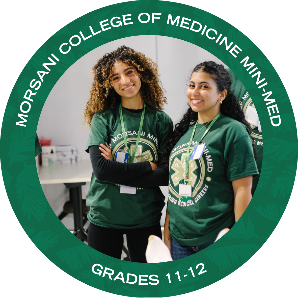 Morsani Mini Med with text stating "Morsani College of Medicine Mini Med Grades 11-12"