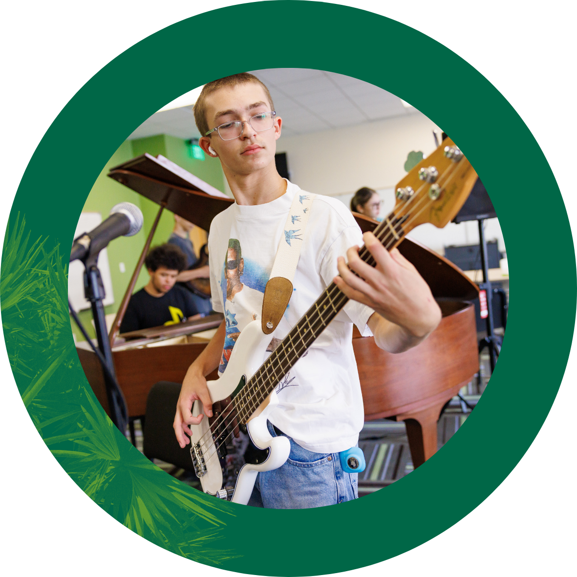 Campers at USF Music Tech Lab
